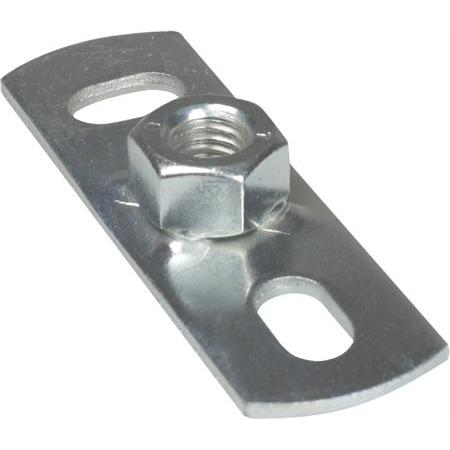 Csdk SL, Schrauben, WALRAVEN Bodenflansch mit aufgeschweisster M8-Mutter80x25 mm Material=3 mmEdelstahl (50 Schrauben pr...