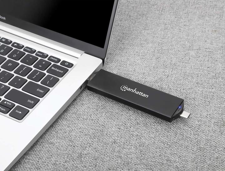 Produktbild Manhattan M.2 NVMe und SATA SSD USB-Festplattengehäuse (M.2 2230)