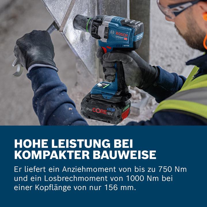 Actual product image Bosch Professional GDS 18V-750 C - Solo (Rechargeable battery operated)