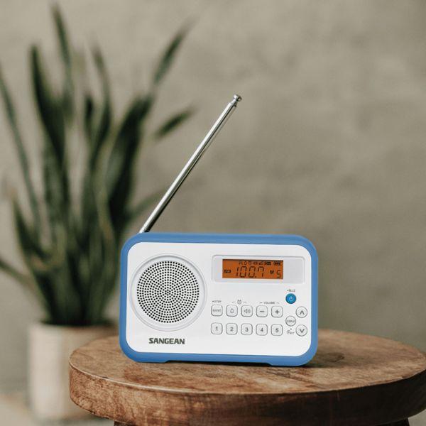 Image du produit Sangean PR-D18 Portable Digital Blue (AM, FM, Bluetooth)