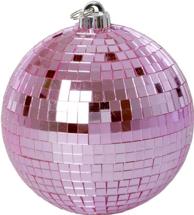 Productafbeelding Rice - Disco Ball - Soft Pink - Medium (15 cm)