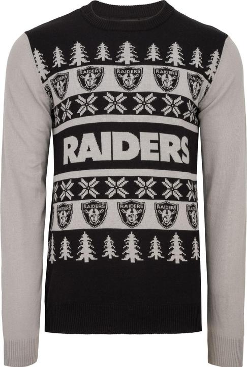 Immagine prodotto Foco Maglione NFL Brutto XMAS Maglione a maglia Las Vegas Raiders - S (S)
