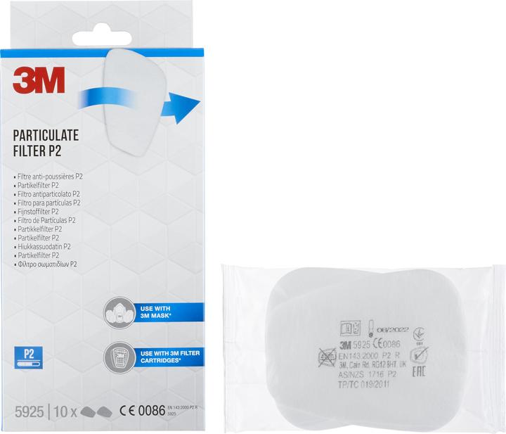 Actual product image 3M Particle filter (P2, 10 x)