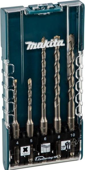 Productafbeelding Makita SDS+ set metselboren 5 stuks. (4, 5, 6, 8 mm en 10 mm)