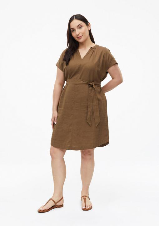 Actual product image s.Oliver Leinenmix-Kleid mit Eingrifftaschen (54)