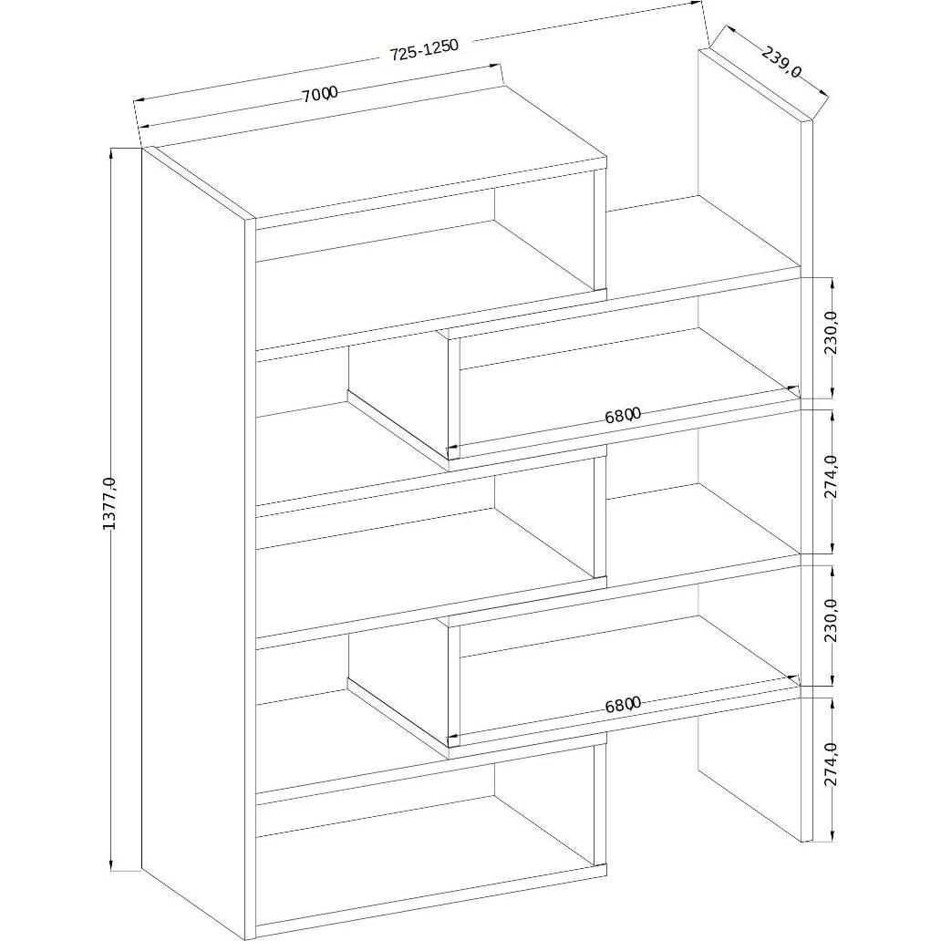 Thumbnail - ADRK Furniture, Regal, Gestell KARDAL