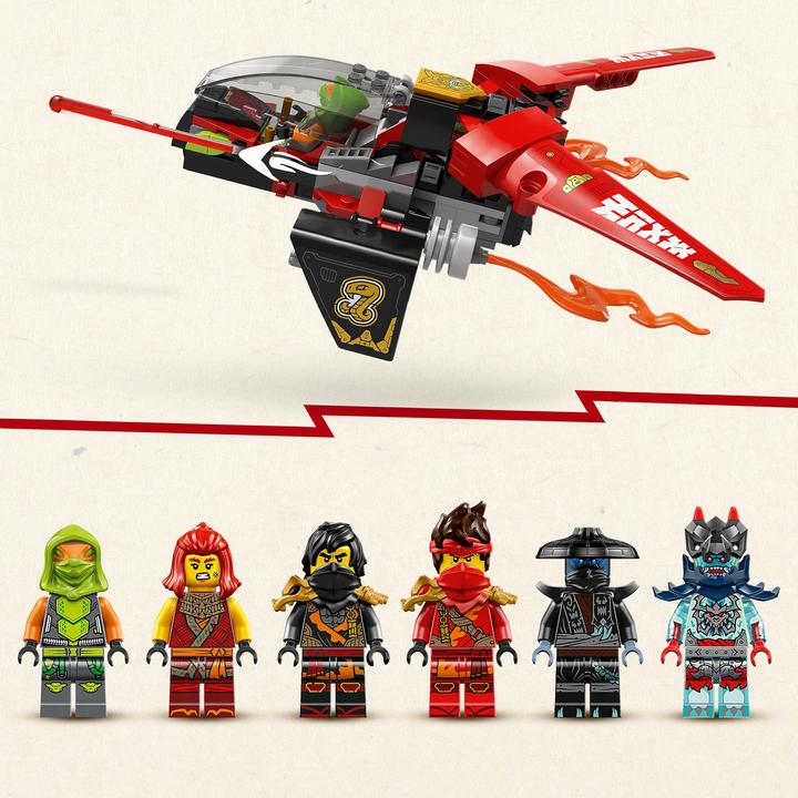 Actual product image LEGO Ninja action racer (71844, LEGO Ninjago)