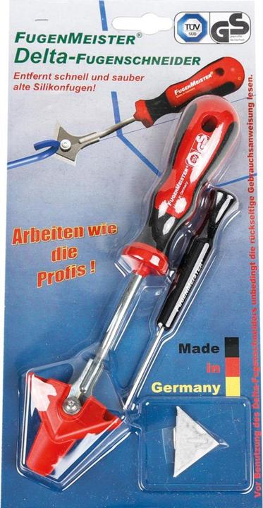 Magni Fugenmeister Delta joint cutter Silicone remover Joint scraper with two sharp blades for thorough