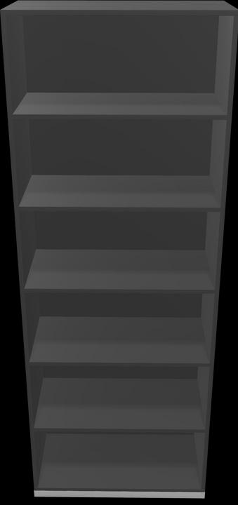 Actual product image Narbutas Choice shelf (80 x 40 x 217 cm)