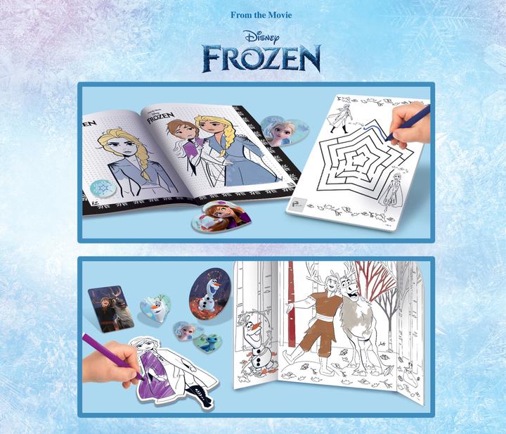 Produktbild Lisciani Frozen Zainetto Colouring And Drawing School