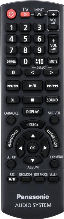 Productafbeelding Panasonic SC-AKX710E-K (WiFi, CD Speler, 1x 2000 W)