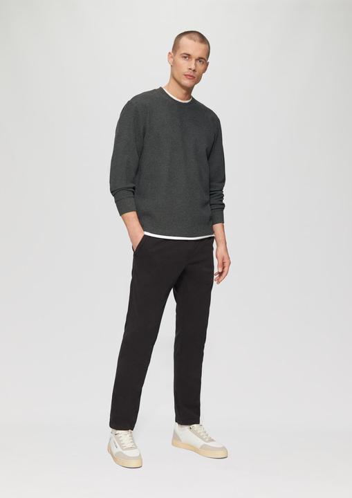 Produktbild S.Oliver Sweatshirt Sweatshirt aus Jacquard in Strick-Optik (3XL)