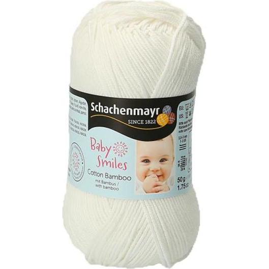 Schachenmayr ca. 156 m 01002 natur 50 g, Garn + Wolle