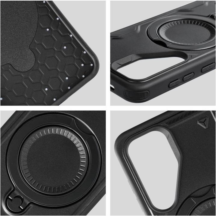 Produktbild Roar Back panel cover OEM Case FROST ARMOR for SAMSUNG A56 5G black (Samsung Galaxy A56)