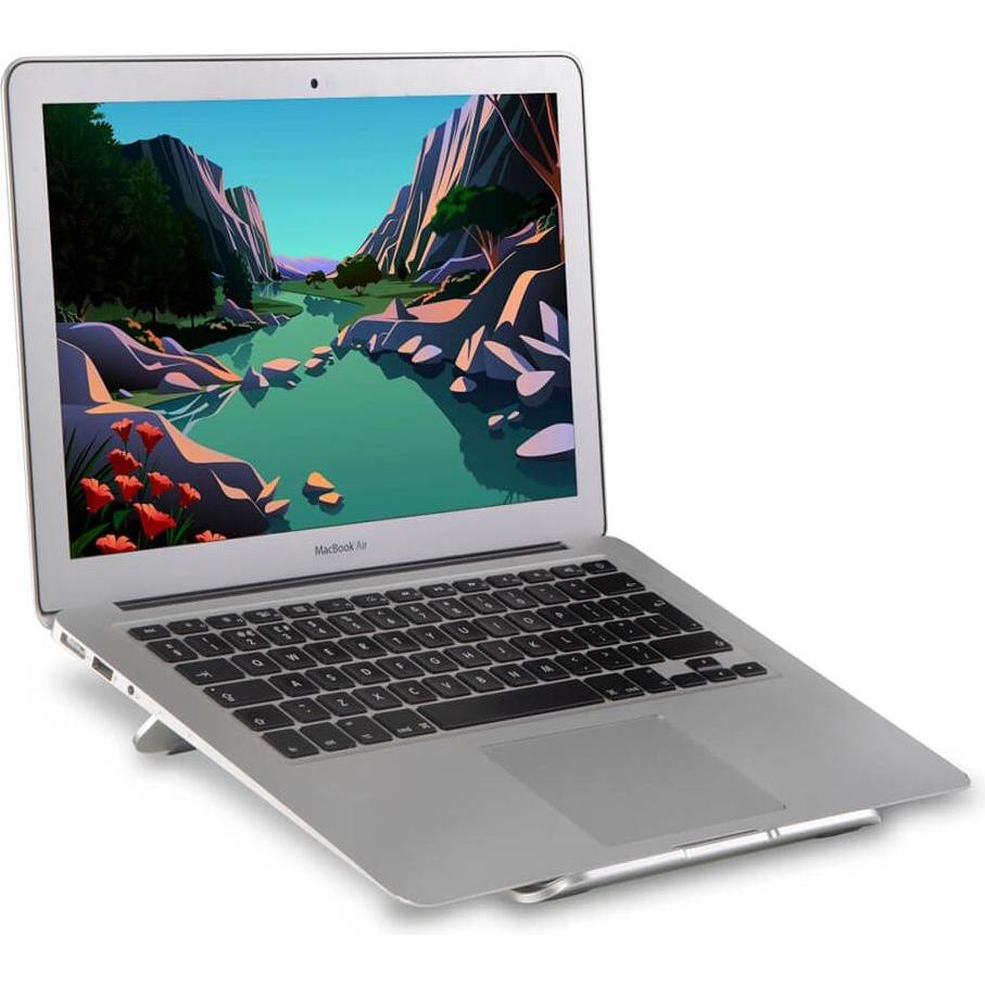 Desire2 Cavalletto portatile Stander t, Supporto per notebook, Argento