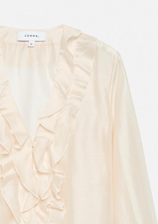 Immagine prodotto Comma Bluse Romantische Lyocell-Voile-Bluse mit Knopfleiste (32)