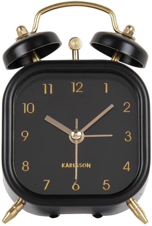 Image du produit Karlsson Réveil classique Metallic Glam square Black