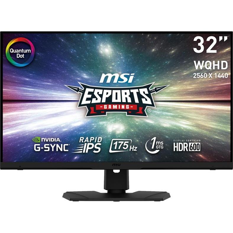 MSI Optix MPG321QRFDE-QD (2560 x 1440 Pixel, 32"), Monitor, Schwarz