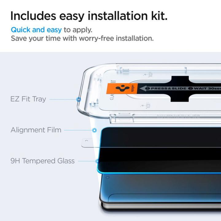 Produktbild Spigen GLAS.tR EZ Fit (2 Stück, Samsung Galaxy S24+)