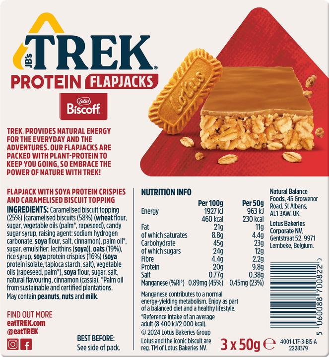 Produktbild Trek Biscoff (Karamell, 3 Stk., 150 g)