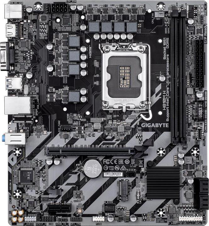 Productafbeelding Gigabyte H810M H (LGA 1851, Intel H810, mATX)