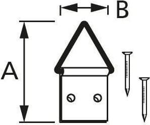 Immagine prodotto Suki Gancio 25x14mm (10 pz., 25 mm)