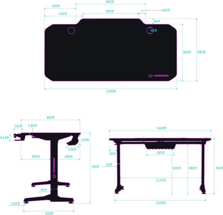 Actual product image Ultradesk Frag