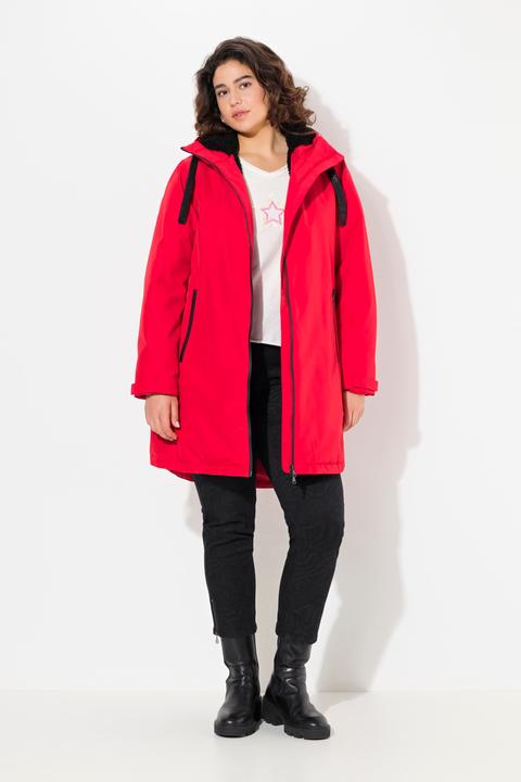 Image du produit Ulla Popken Manteau technique HYPRAR, imperméable, capuche en polaire (56)