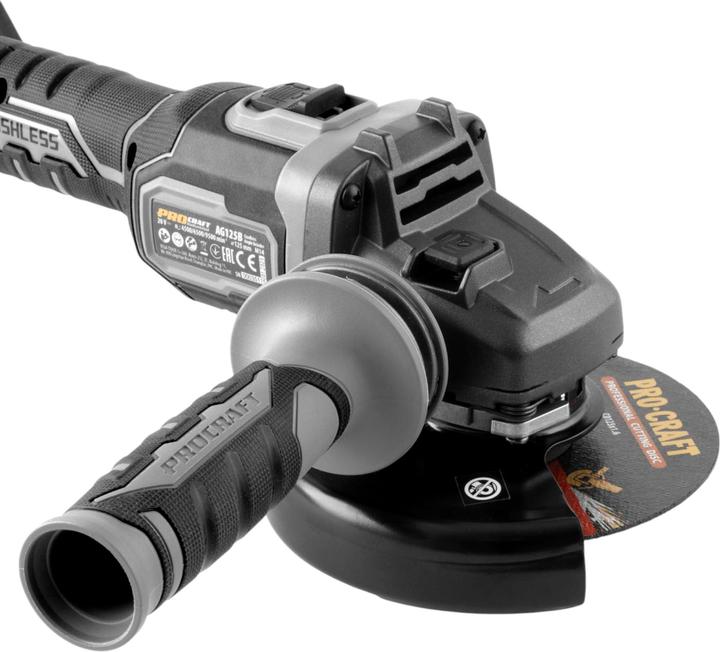 Produktbild Procraft Industrial AG125Bbb Akku Winkelschleifer 20 V 125 mm Brushless Solo - ohne Akku, ohne (125 mm)