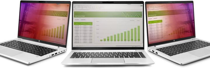 Produktbild StarTech COM 35,56cm 14Zoll MacBook Pro 21/23 Blickschutz Doppelseitiger Laptop Goldfilter mit Erhöh (14", 16:9)