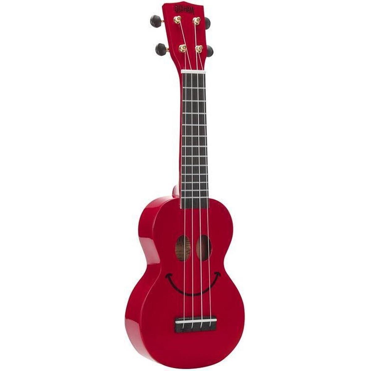 Mahalo Ukulele Soprano Serie Smiley (Soprano, Soprano), Ukulele, Rosso
