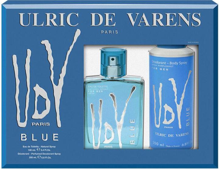 Ulric De Varens UDV BLUE FOR MEN LOTE 2 pz (Eau de Toilette, 100 ml)
