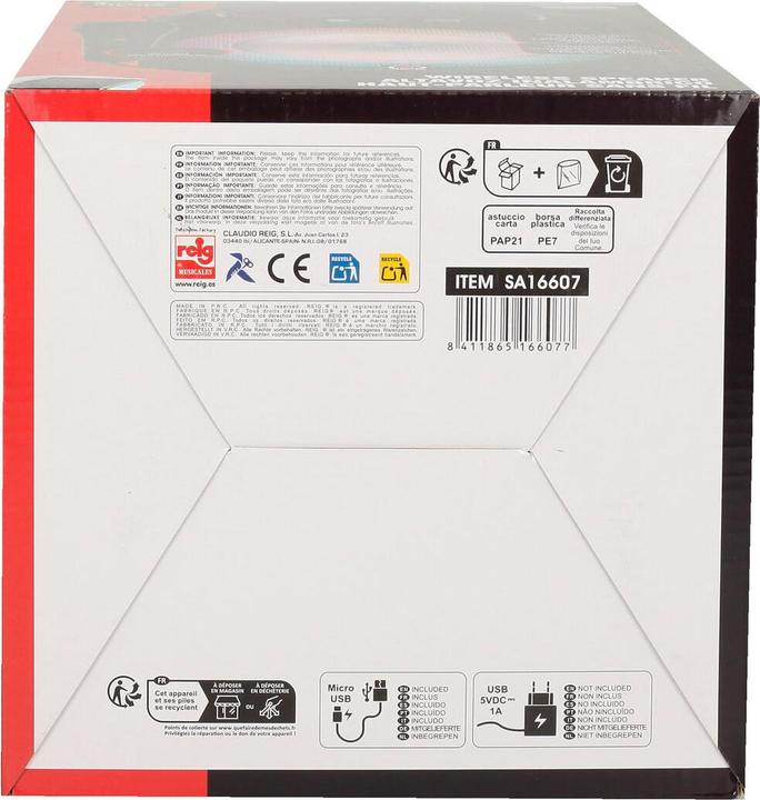 Produktbild Reig Tragbarer Bluetooth Lautsprecher mit Mikrofon