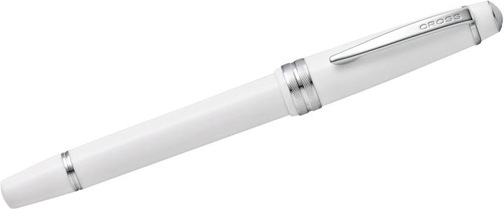 Produktbild Cross Füllfederhalter Bailey Light Weiss-Lack F-Feder Geschenkbox (Weiss, 1x)