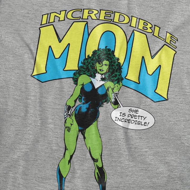 Produktbild She Hulk Incredible Mom TShirt meliert Muttertag (S)