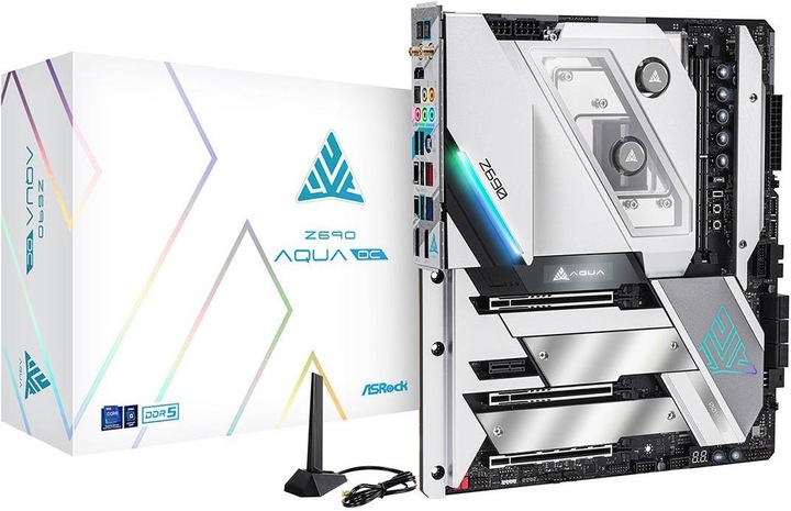 Produktbild AsRock Z690 Aqua OC (LGA 1700, Intel Z690 (DDR5), E-ATX)