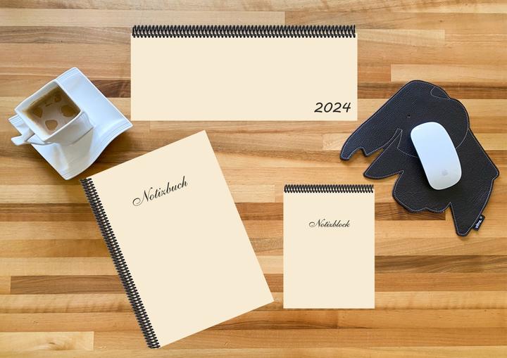 Immagine prodotto Set da scrivania, con 1 calendario, con 1 inserto, con 1 inserto, 3 parti