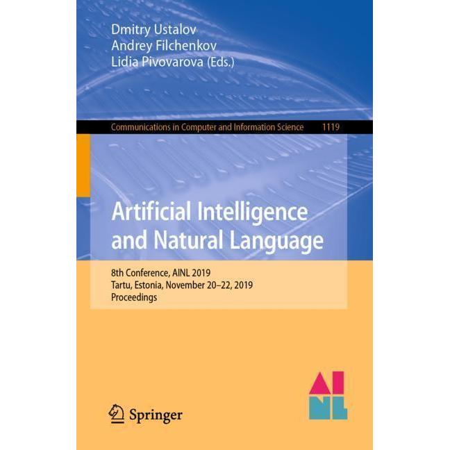 Artificial Intelligence and Natural Language, Fachbücher von Lidia Pivovarova, Dmitry Ustalov, Andrey Filchenkov