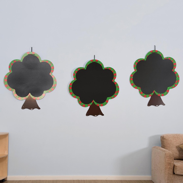 Actual product image TTS Chalkboard tree motif indoor/outdoor set of 3