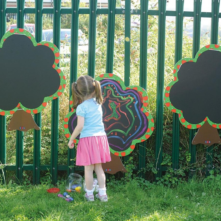 Actual product image TTS Chalkboard tree motif indoor/outdoor set of 3