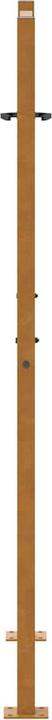 Produktbild VidaXL Gartentor 105x155 cm Wetterfester Stahl Wellen-Design Zauntor