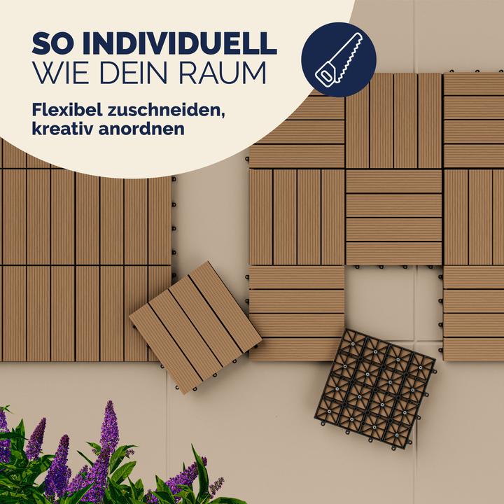 Immagine prodotto Casaria WPC Fliesen (22 x, 30 x 30 cm)