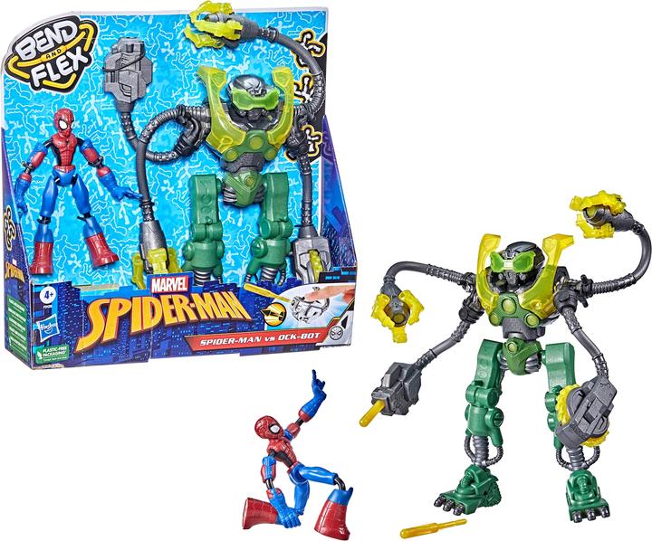 Actual product image Hasbro Spi Bend And Flex Octo Bot