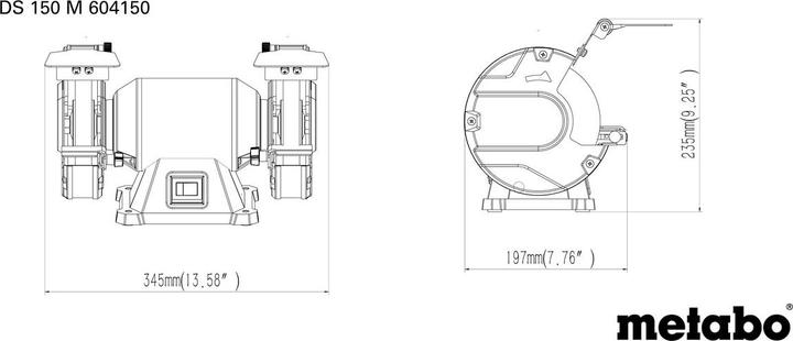 Actual product image Metabo DS 150 M (Bench grinder)