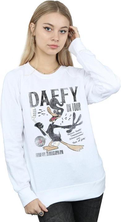 Actual product image Looney Tunes Womens/Ladies Daffy Duck Concert Sweatshirt (XL)