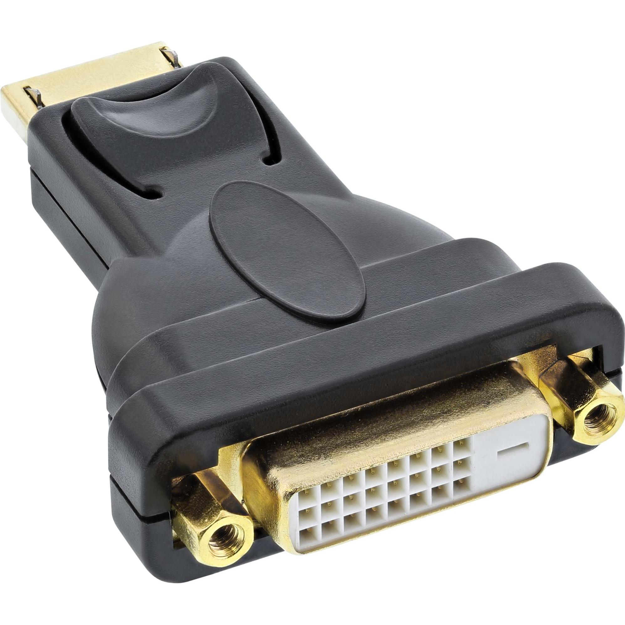 Inline Nero Dp A (Dvi), Adattatore Dati + Video,