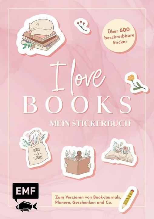 Image du produit I love books - Mein Stickerbuch: Für alle #booklover