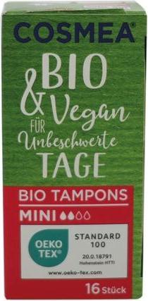 Actual product image Cosmea Bio Tampon (16 x, Mini)