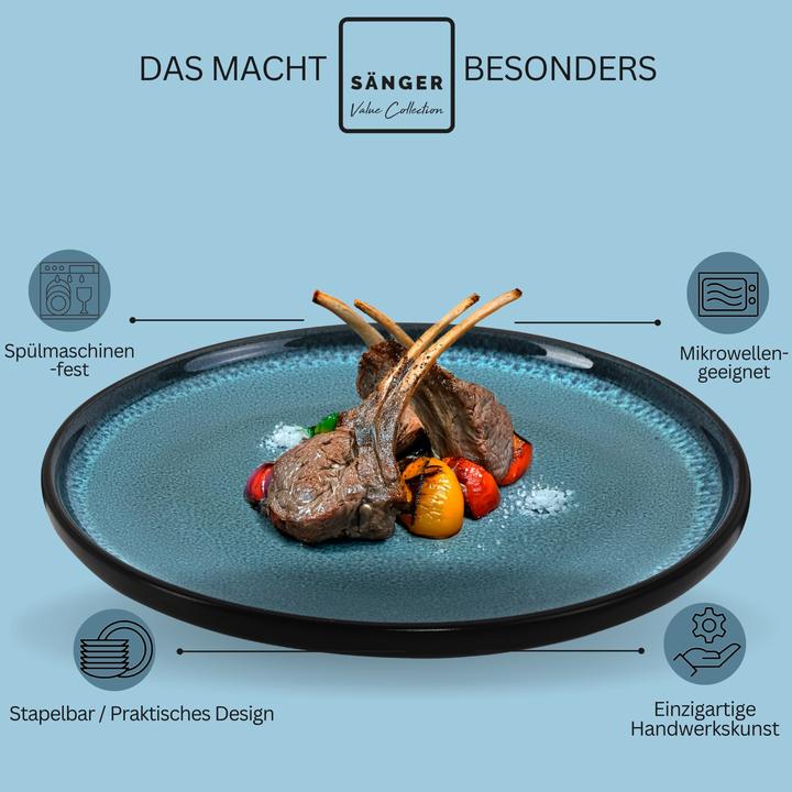 Image du produit Sänger Geschirr Speiseteller Set Vigo (6 x, 26.50 cm)