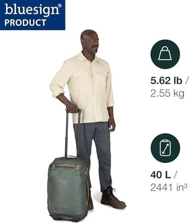 Produktbild Osprey Transporter Wheeled Duffel 40, Raven (50 l)